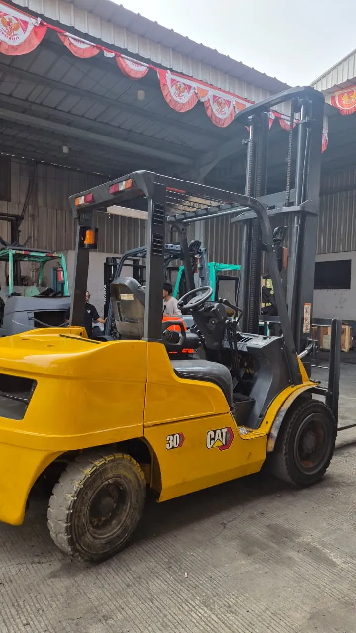 Forklift Caterpillar FD30 3 Ton Tahun 2022 Lift 5 Meter